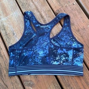 Under Armour Intimates & Sleepwear - Under ARMOUR Blue Racerback Sports Bra Under Armour Intimates & Sleepwear - Under ARMOUR Blue Racerback Sports Bra